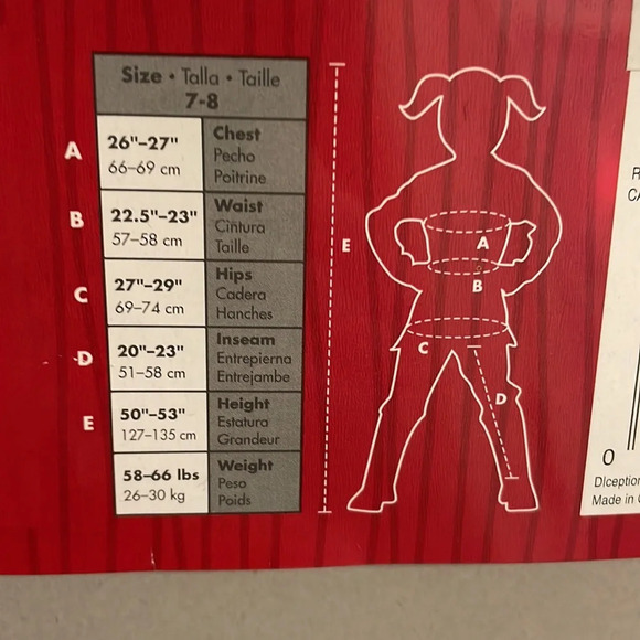 Halloween costume, girls size medium, 7–8. CHEERLESS LEADER. - Picture 6 of 6